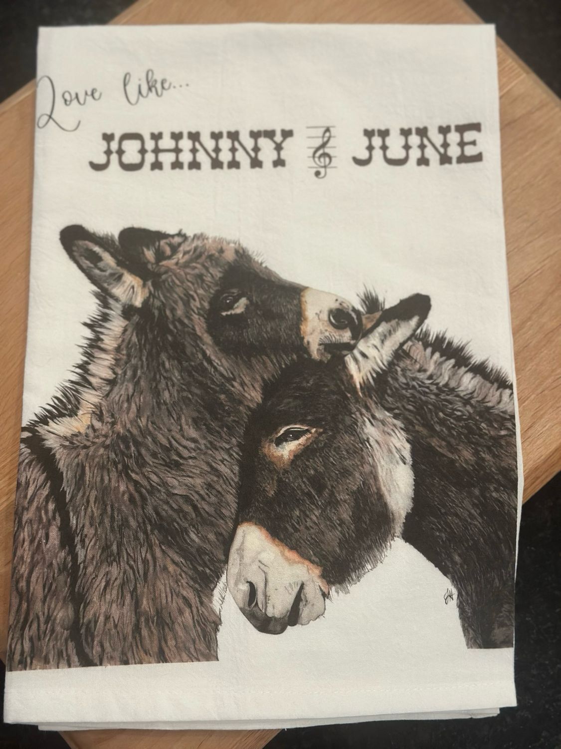DE  Tea Towel 14x10 Johnny