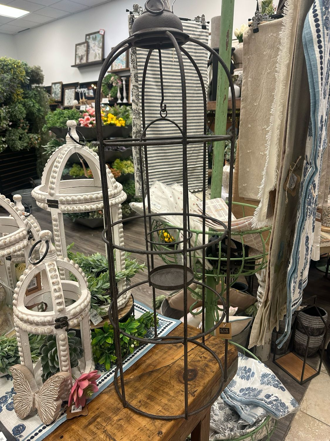 CTW Caged Porch Lantern 35&quot; H