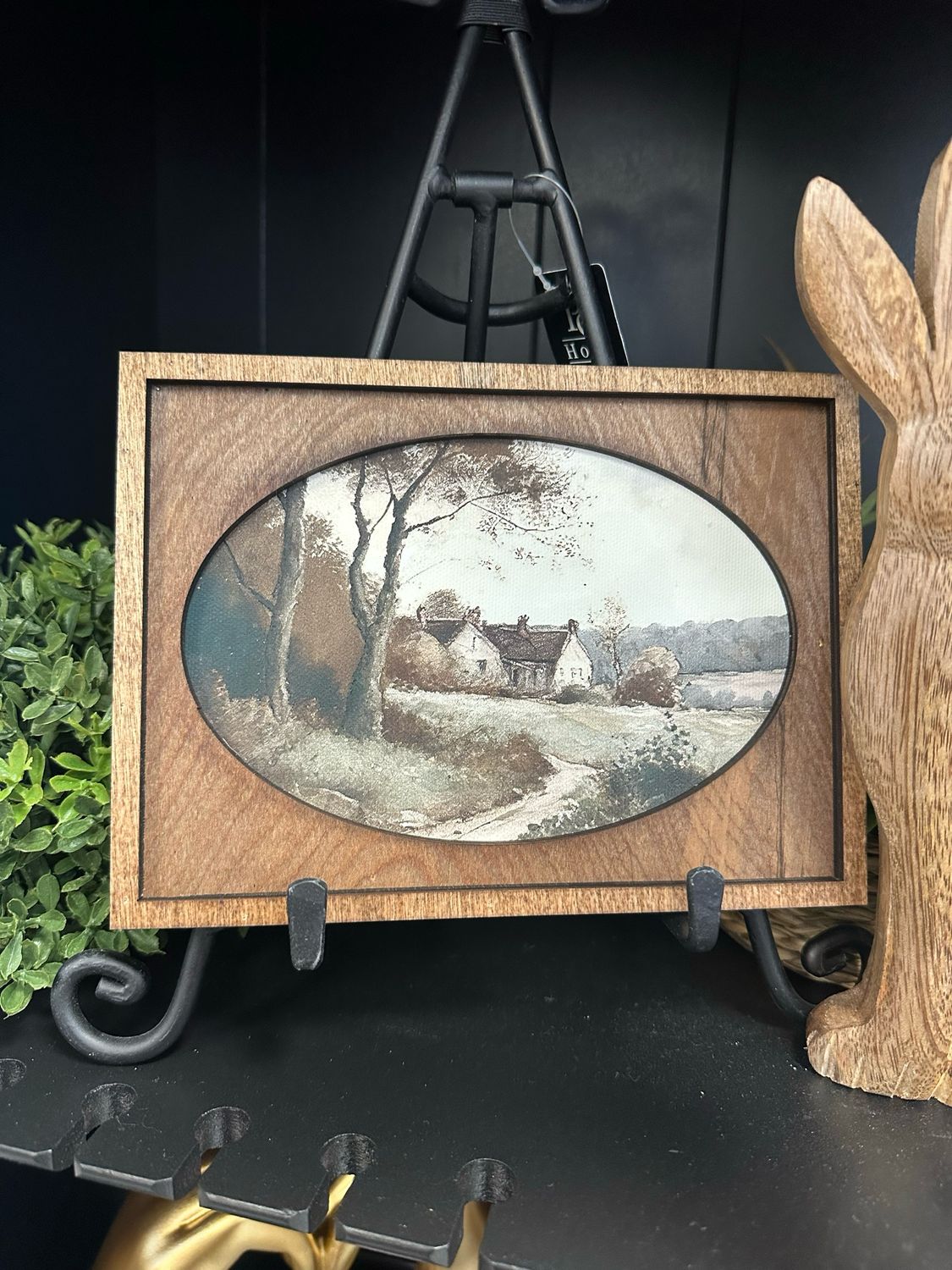 Red Moody Cottage Mini Art 5.5x7.5