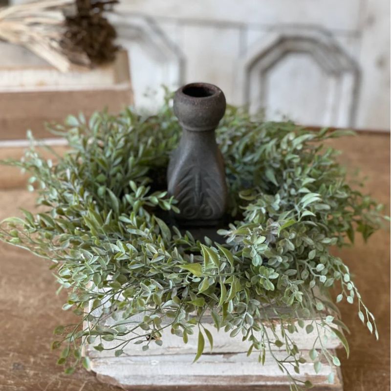 Lan 6/14" Mixed Sage Candle Ring