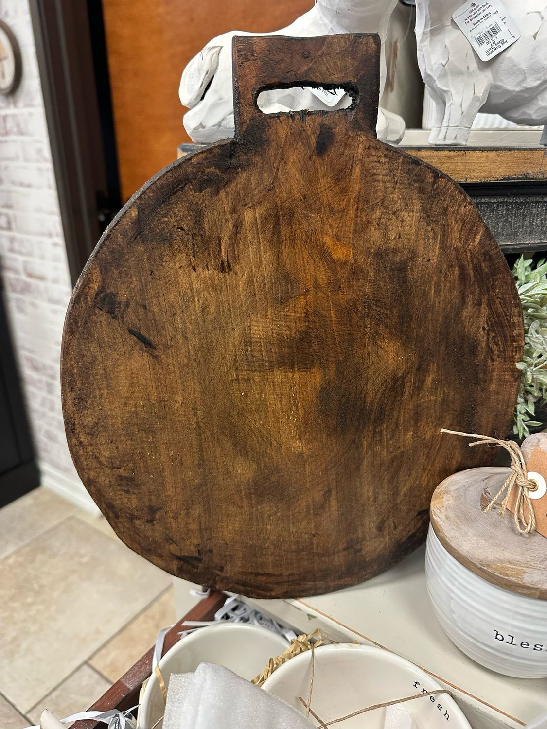 DWL Round Bread Board 12x14
