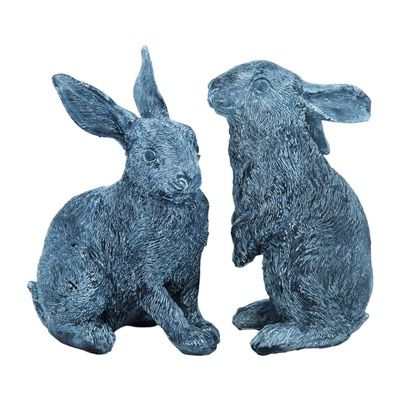 WTC Ears Up Dark Gray Bunny 4.5&quot;