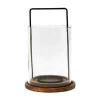 WTC Hurricane Glass w/metal Handle 11&quot;