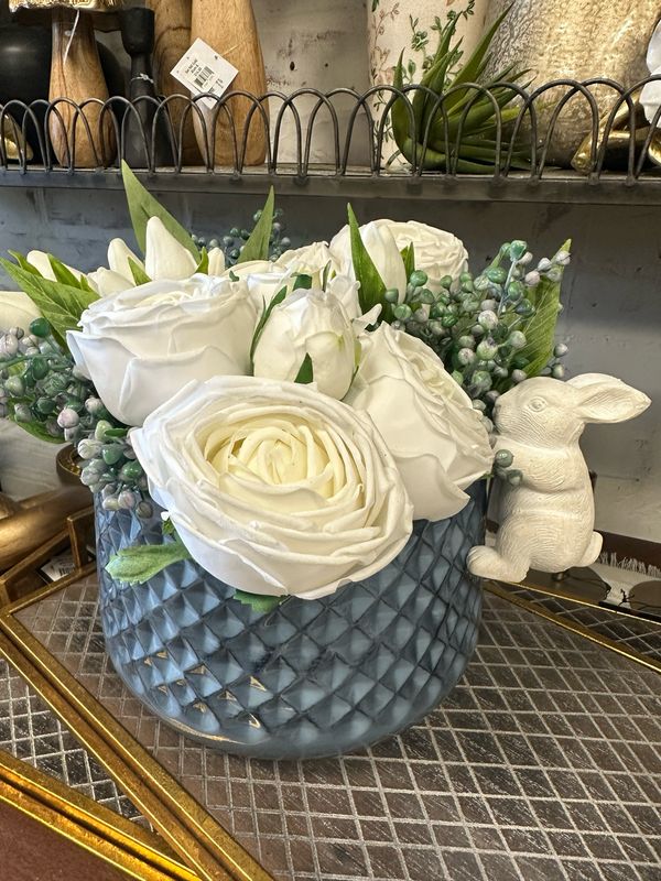 Pdg Climbing Bunny Pot Hanger 3.5"