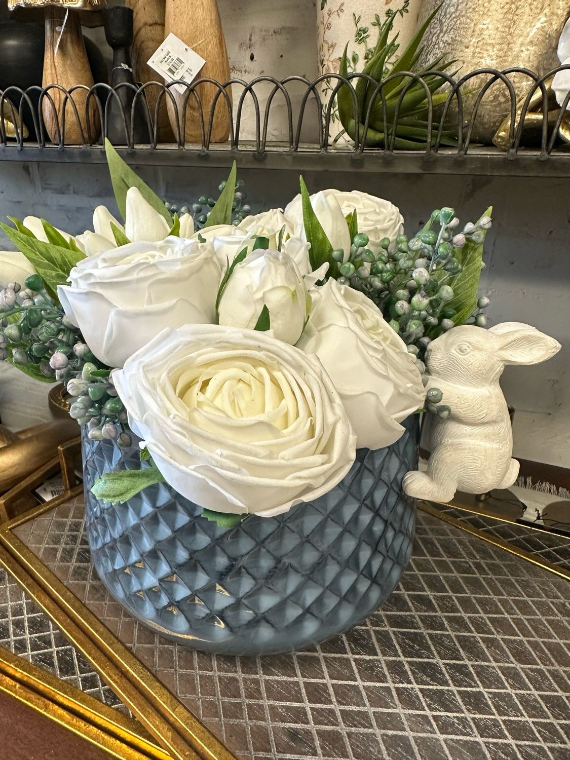 Pdg Climbing Bunny Pot Hanger 3.5"