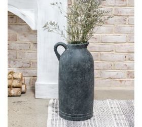 Pdg 17.75&quot; Charcoal Pitcher Vase