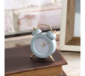 Pdg Gray Mini 2 Bell Alarm Clock 3&quot;