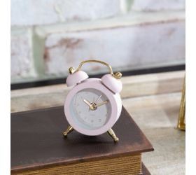 Pdg Pink Mini 2 Bell Alarm Clock 3&quot;