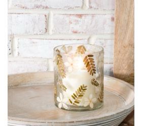 Pdg 5&quot; Dried Botanical Candle Jar