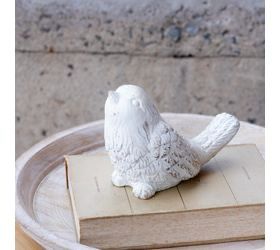 Pdg 7&quot; Weathered Cement Bird