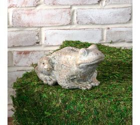 Pdg 8&quot; Gold Wash Garden Frog