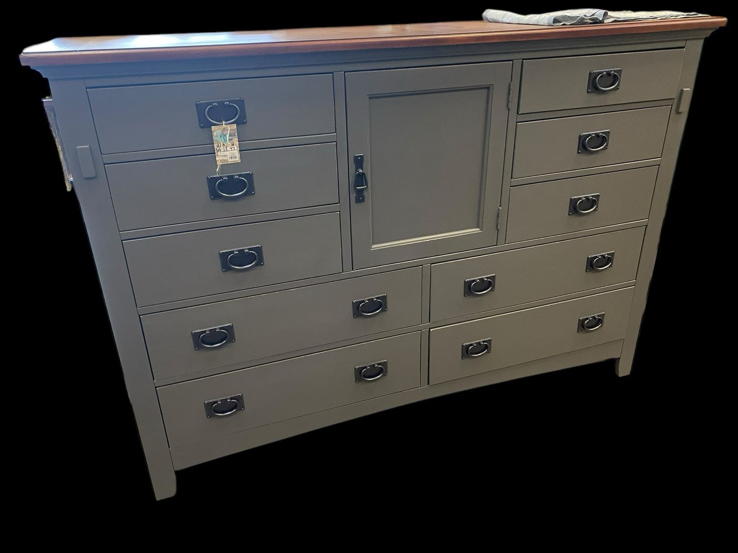 VV Gravel Tall Door Dresser 66x18x47