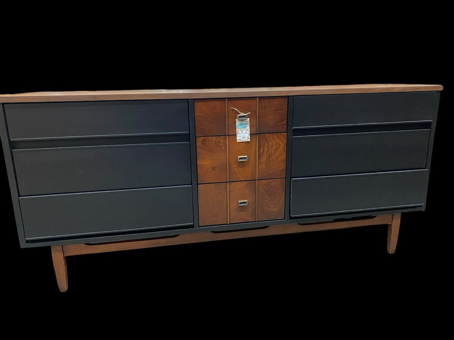 VV Mcm Bl/wood Dresser 66x18x30 sale 