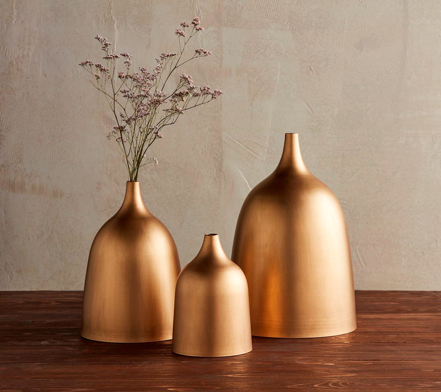 MP Lg Gold Nesting Vase 16.5x10.5