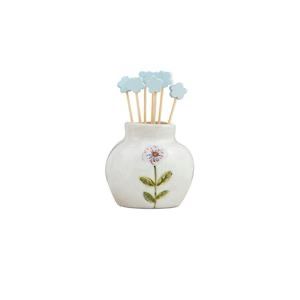 MP Blue Flower Toothpick Vase