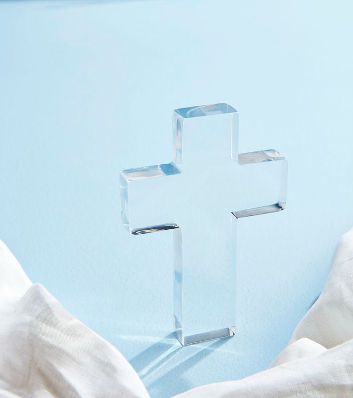 MP Clear Resin Cross 6&quot;