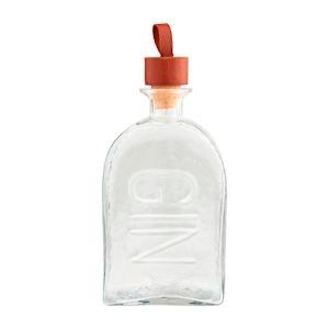 MP Gin Glass Leather Decanter 9.25&quot;