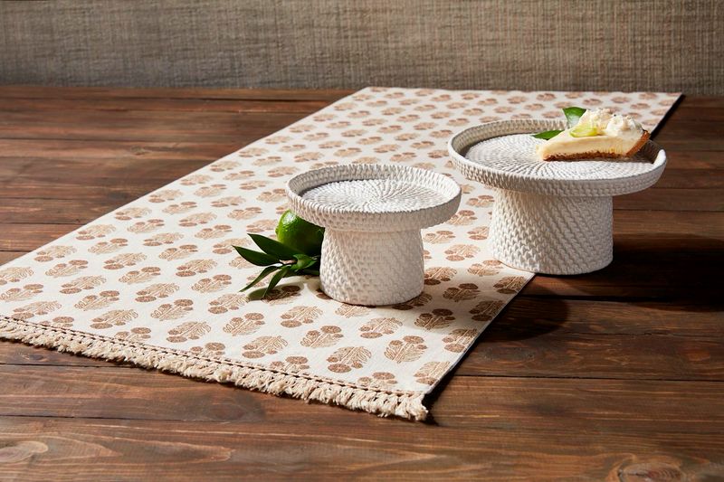 MP Taupe Block Print Runner