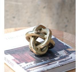 PDG 4” gold aluminum knot 