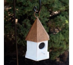 PDG 10.25” copper top birdhouse