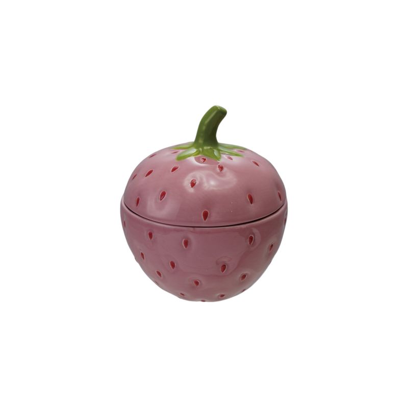 CCO Strawberry Jar w/lid 5x5.5
