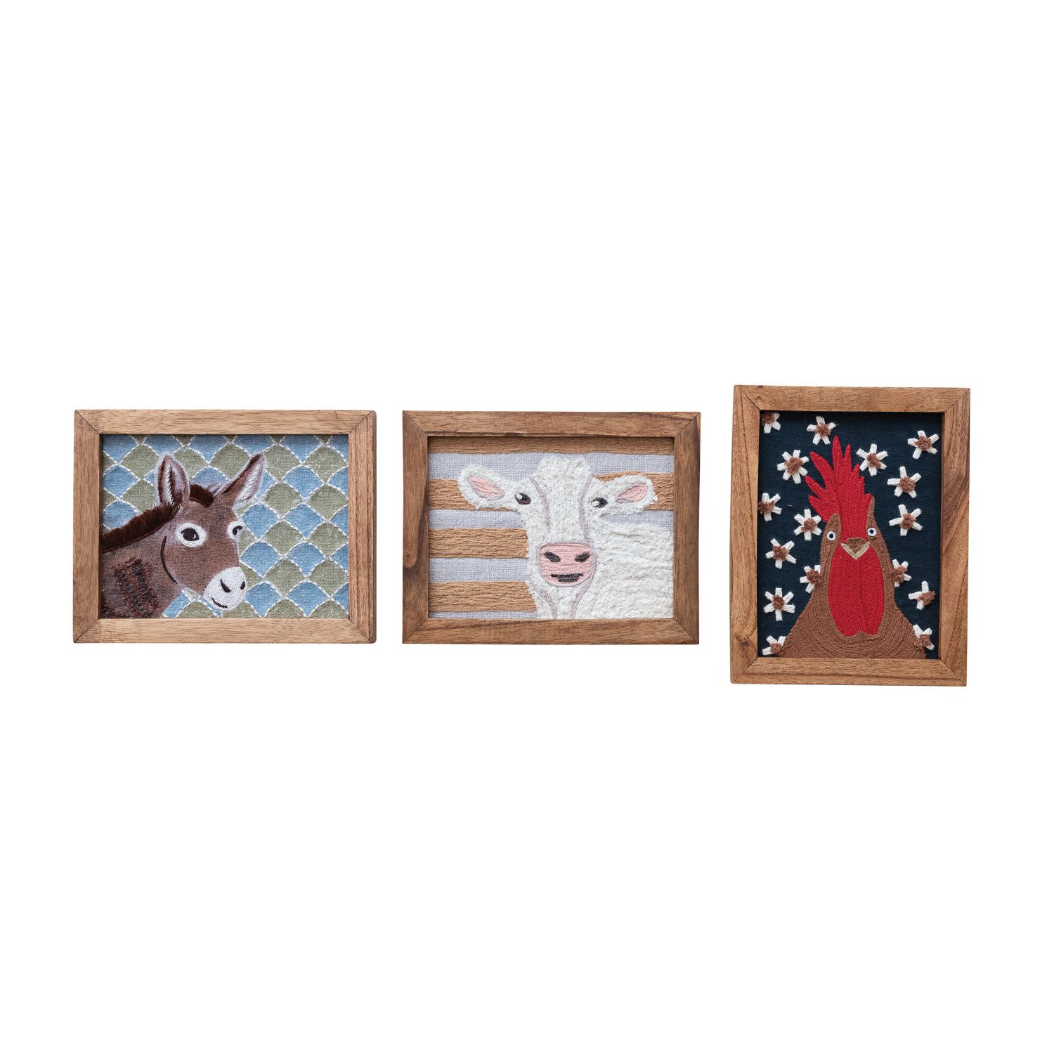 CCO Donkey Cotton Wall Decor 9.75x7.5