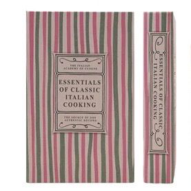 CCO Italian Cooking Linen Book Storage Box 10.25&quot;