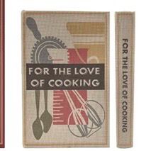 CCO Love Of Cooking Linen Book Storage Box 8.25&quot;