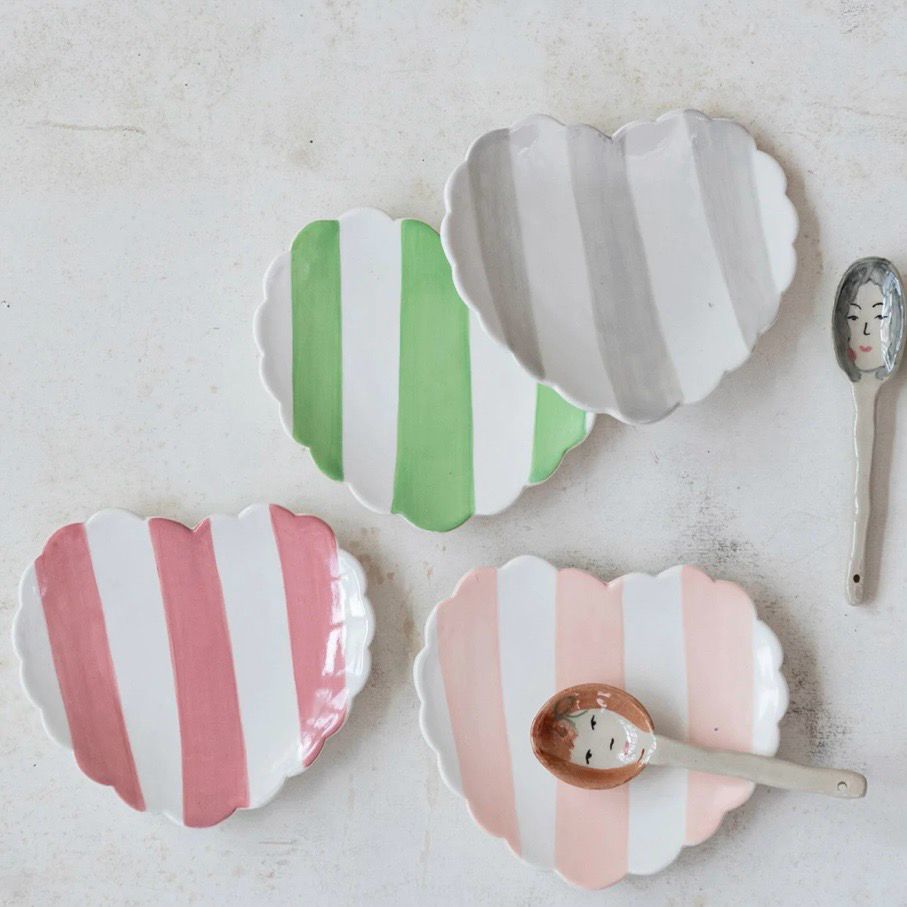 CCO Heart Dish 7x6 Grn
