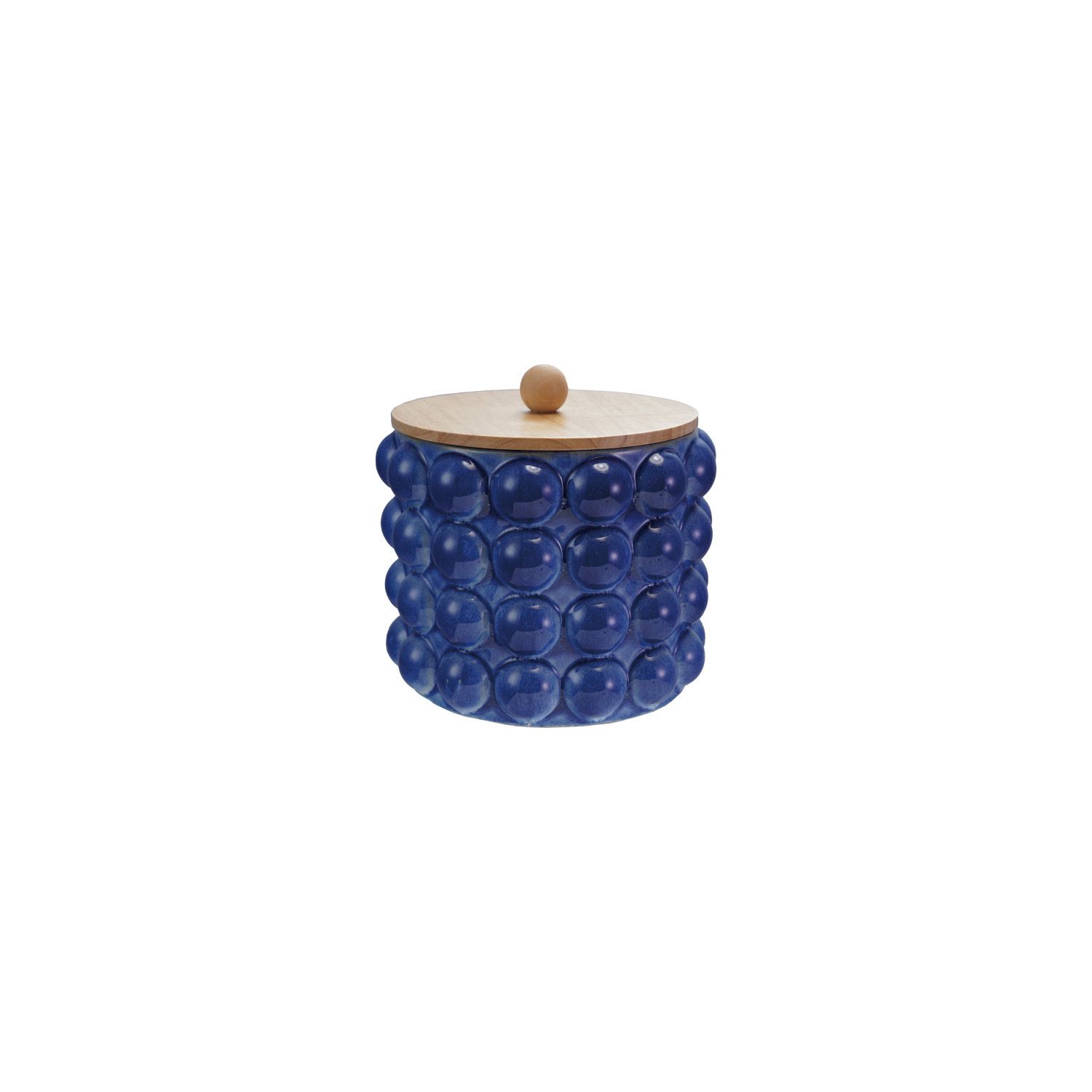 CCO 8.25&quot; Blue Raised Dot Canister w/lid