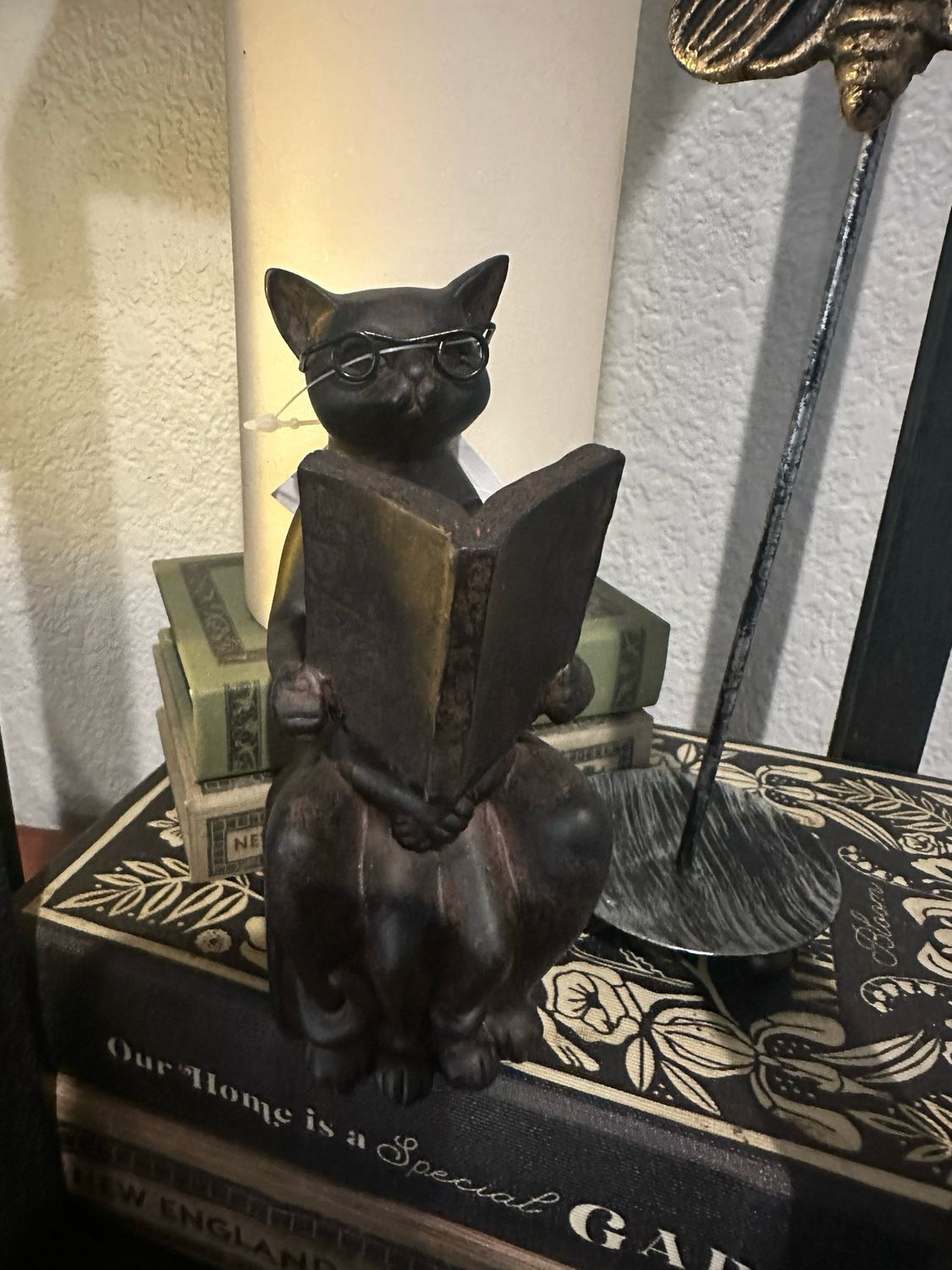 Yng Cat Reading To Baby 6&quot;