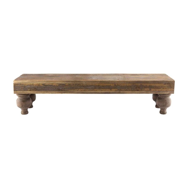 MP Long Footed Wood Stand 32x8x8