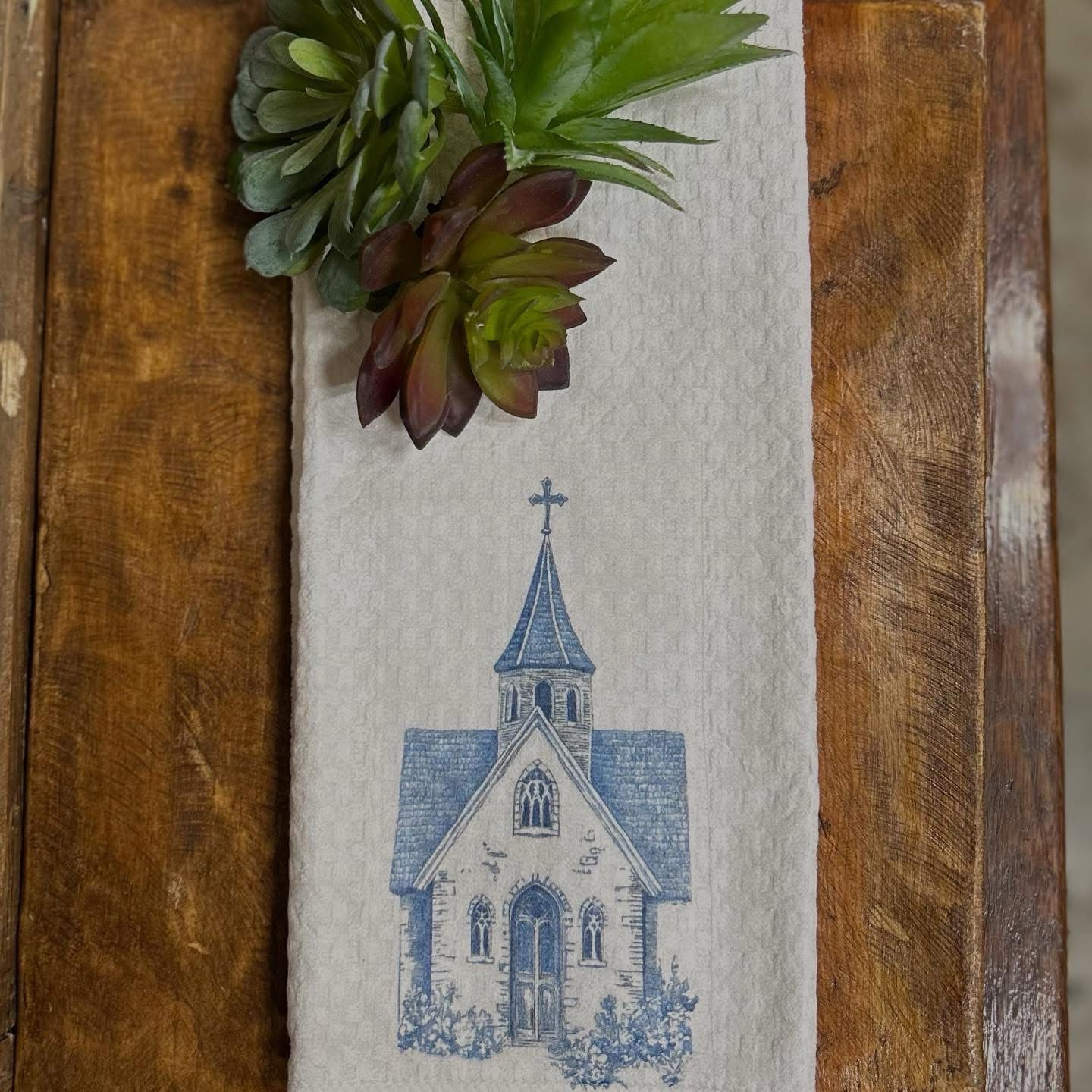 SCM Towel 28x16 Chinos Church