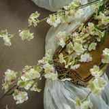 Rag 41&quot; Pink Tipped Blossom Spray