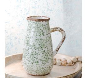 PDG 9.75” green heirloom pitcher