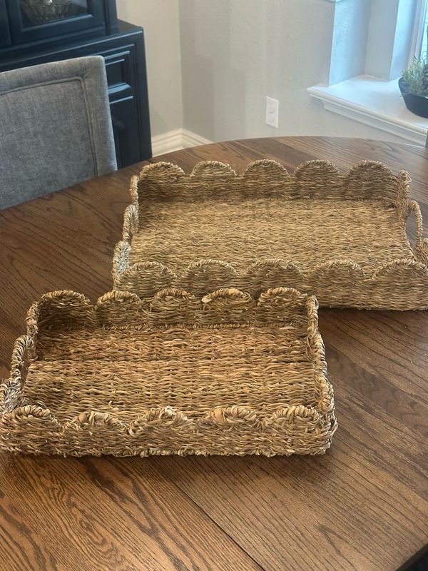 MP Scallop Woven Lrg 16x21