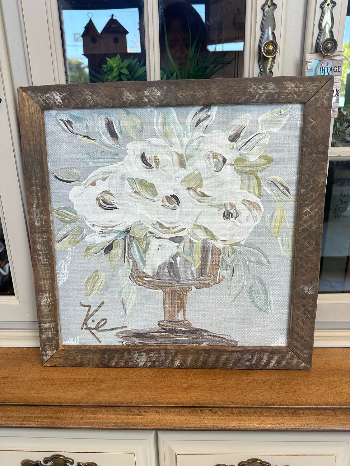 SCM 18x18 Gold Vase