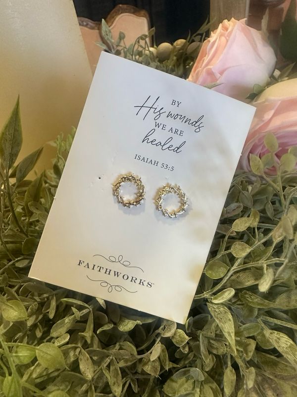 FW Earrings Crwn Of Thrns