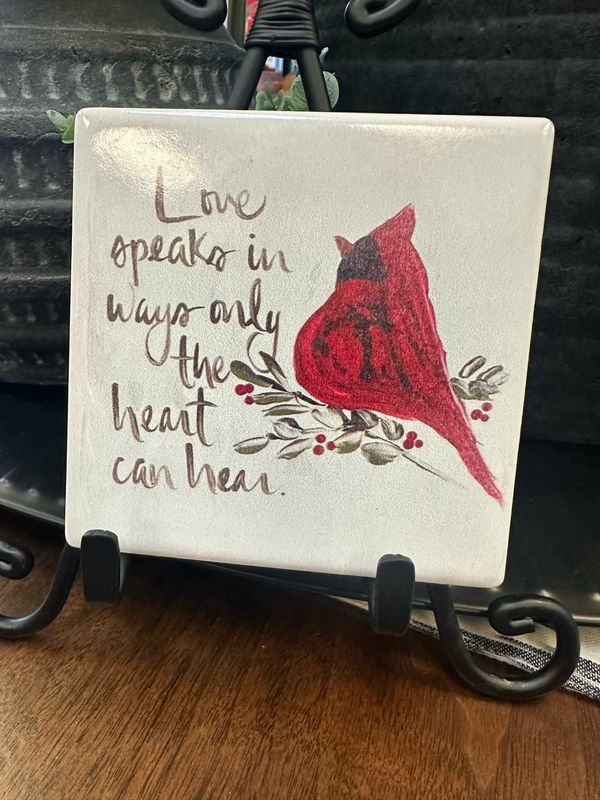SCM 4x4 Coaster Love Speaks
