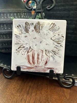 SCM 4x4 Coaster Striped Taupe