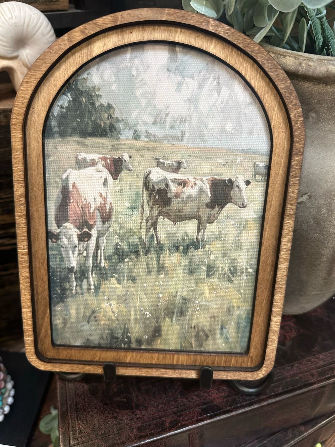 Red Arch Spring Cows