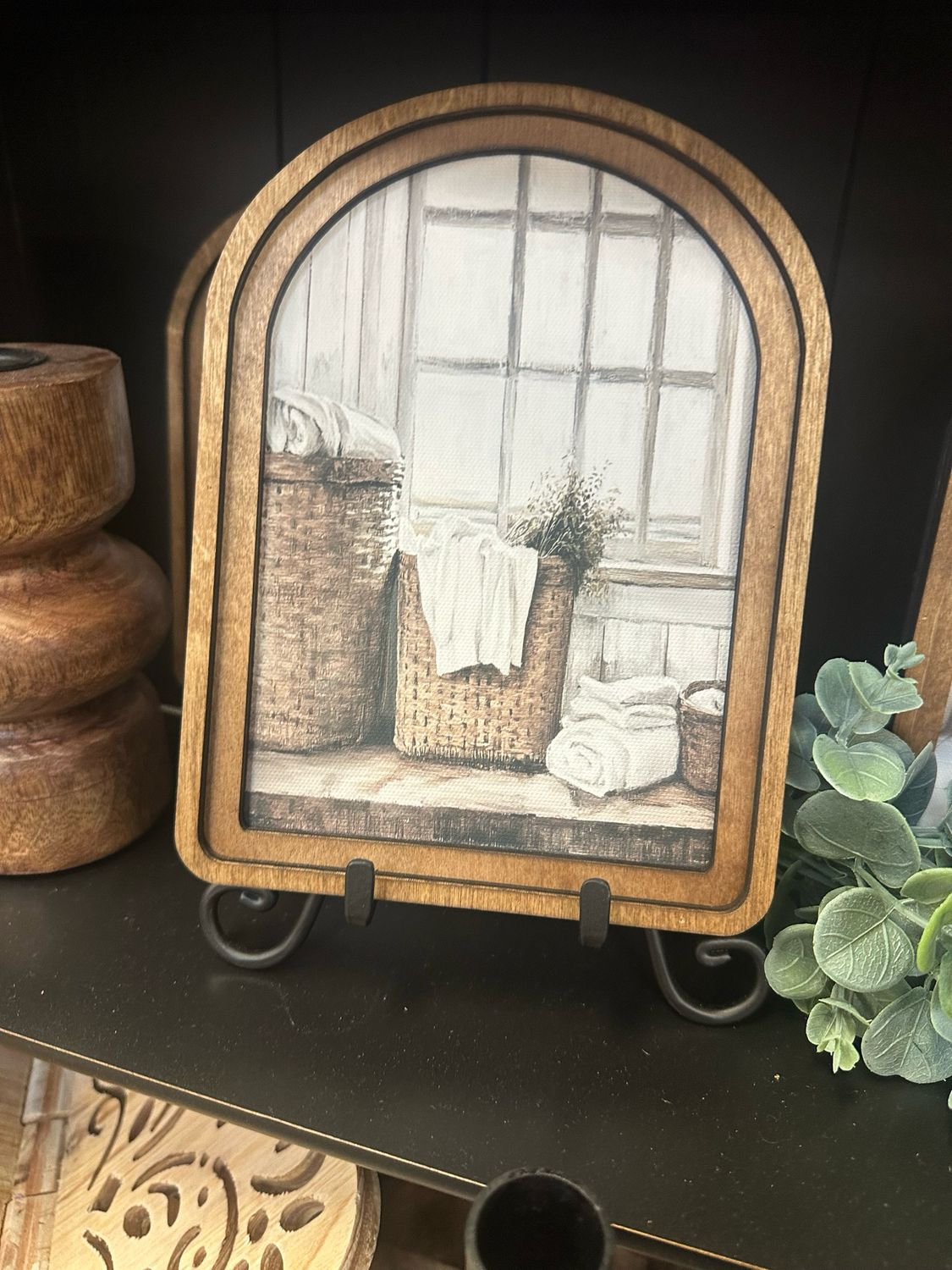 Red Arch Laundry Baskets Art