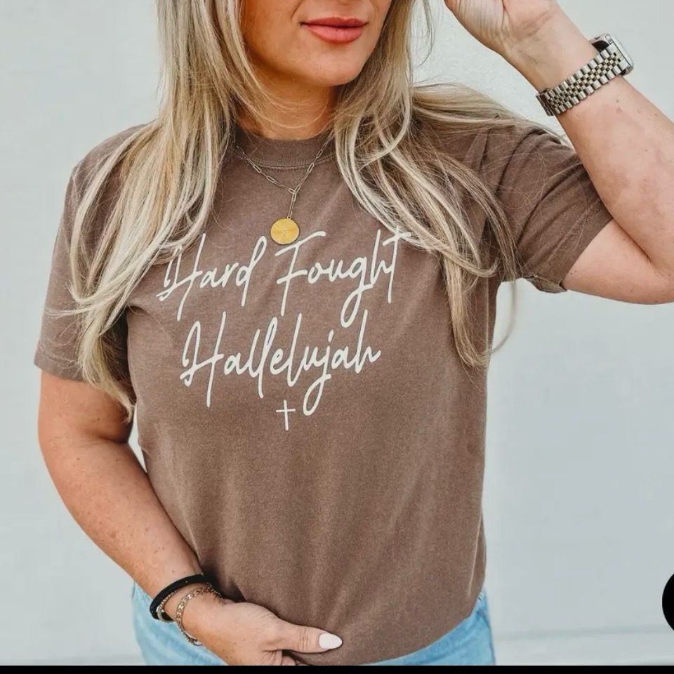 ALG Md Hard Fought Espresso Tee