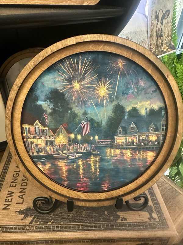 Red 8" R 4th Of July