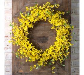 Pdg 22&quot; Yellow Forsythia Wreath