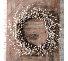 Pdg 19.5&quot; Pussy Willow Wreath