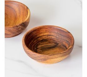 Pdg 4&quot; Acacia Wood Bowl