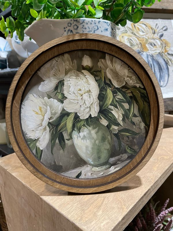 Red 8&quot; R Muted Peony