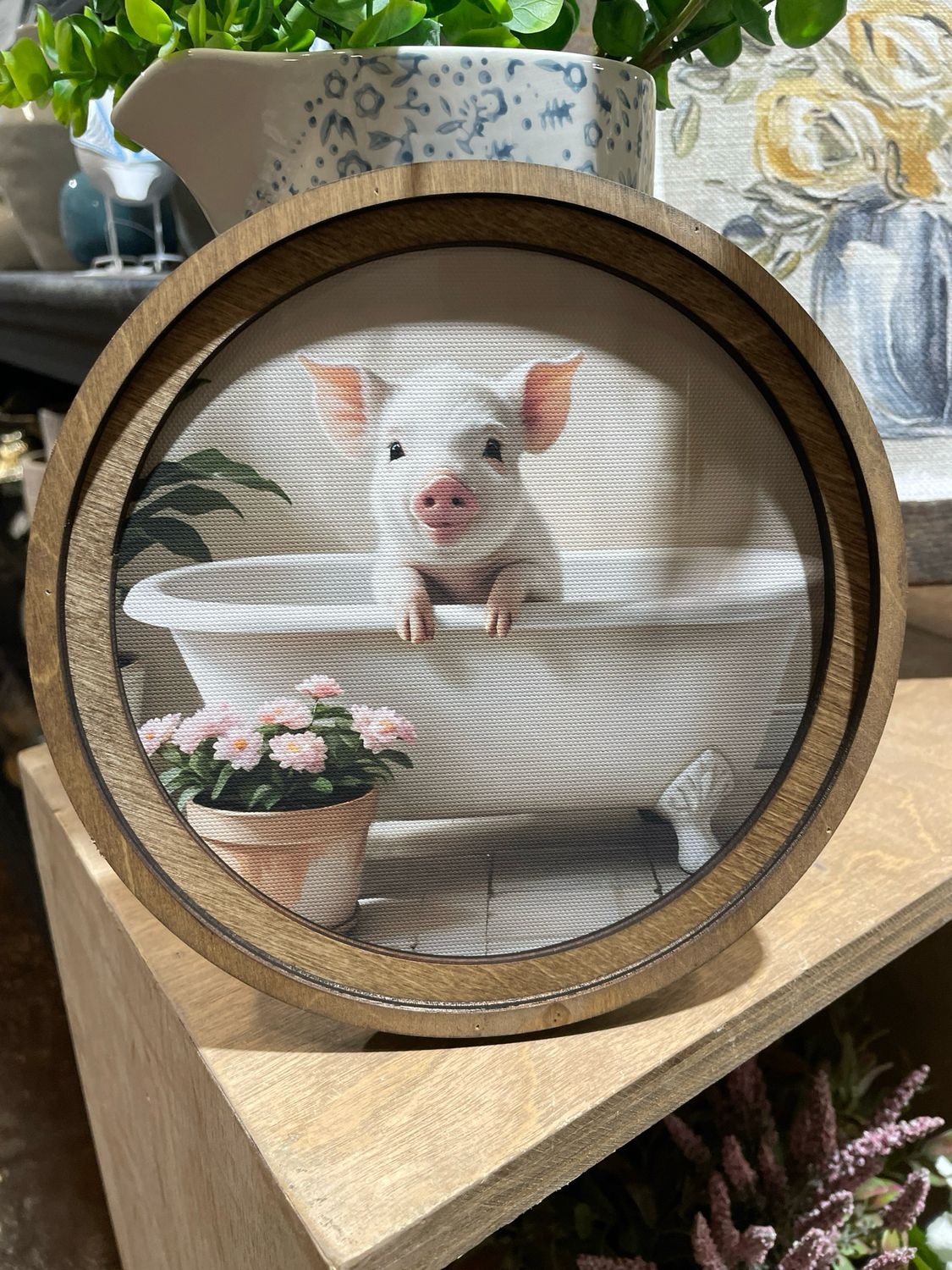 Red 8&quot; R Pig In Tub