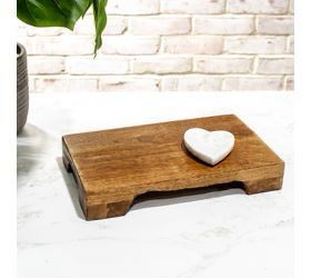 Pdg 11.8&quot; Mango Wood Pedestal